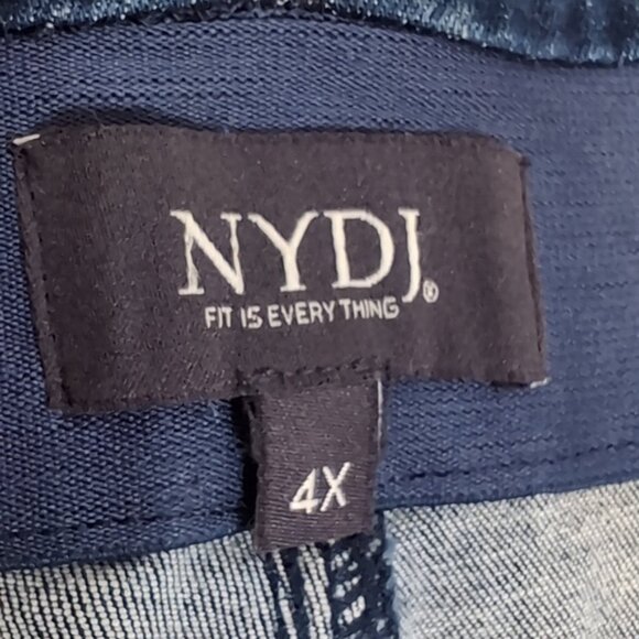 NYDJ Relaxed Flare Ankle Jeans Lift Tuck Slimming Technology Waist Match Genesis - Picture 7 of 16